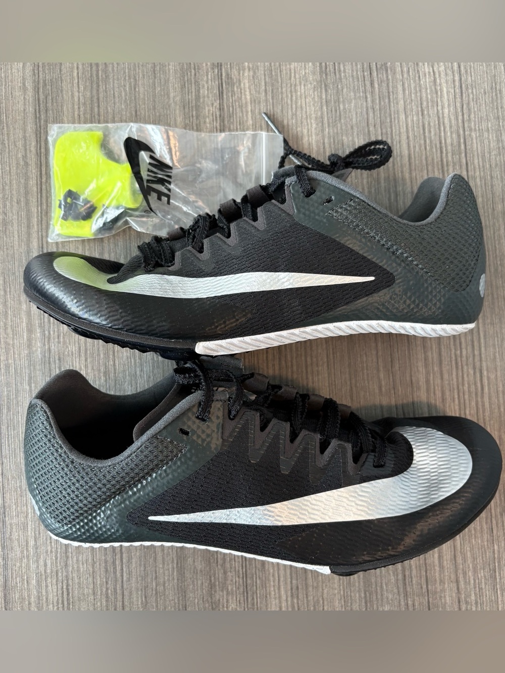 Nike Zoom Rival Sprint Track & Field Spikes Men’s 6.5 / Women’s 8 Black NWOB